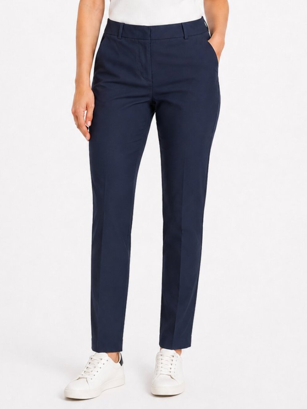 KIT AND & ACE Navigator Ride Pants Trousers Slim Leg Navy Blue Women's 6 x 30"